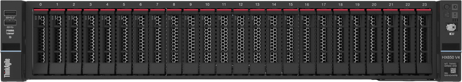 Lenovo ThinkAgile HX V4 Series storage system